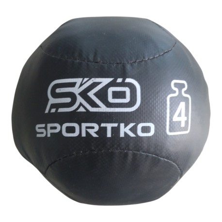 Медбол SportKo ПВХ МБП4 4 кг