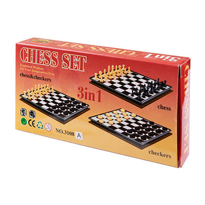 Шахи та шашки CHESS SET 3108A (17*17*3 см) - Зображення 4