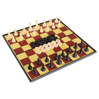 Шахи та шашки CHESS SET 3208A (21*21*3 см) - Зображення 2