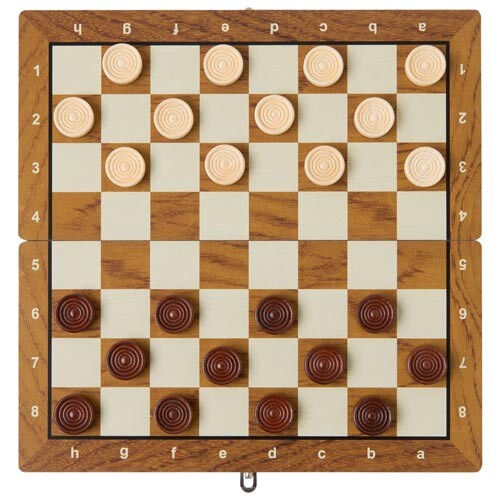 Шашки дерев'яні Xinliye W7782-X 29*29 см - Зображення 2